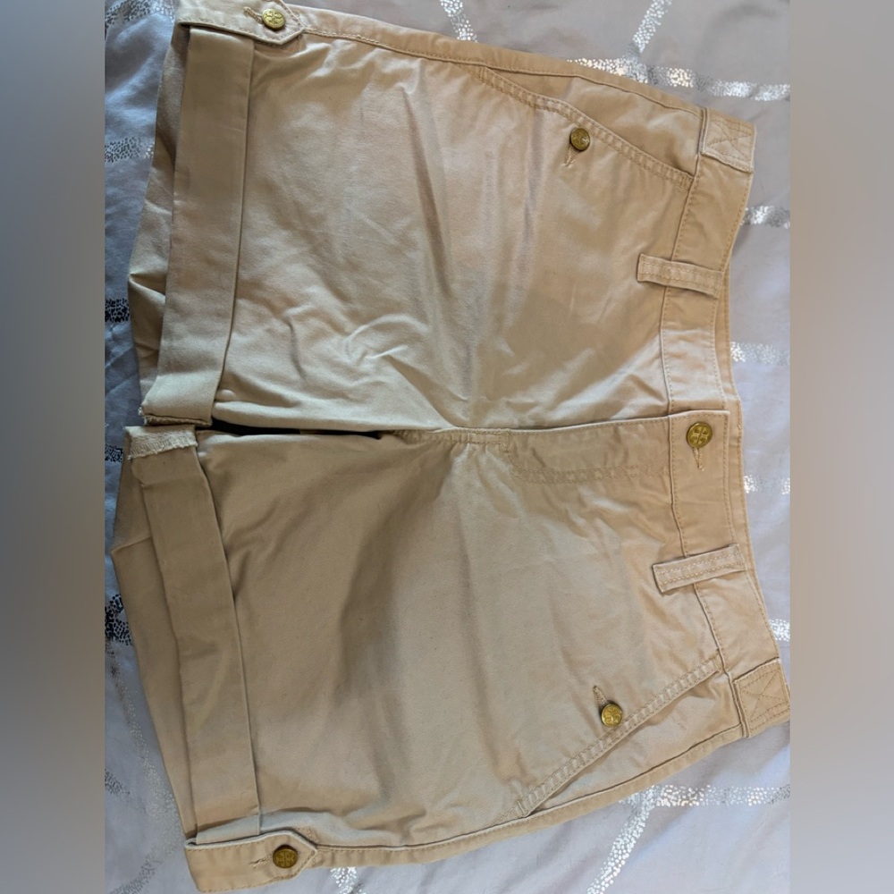 Tory Burch Tan Bermuda shorts. Worn once!
